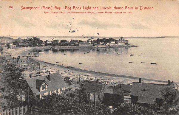 Swampscott Massachusetts Egg Rock Light House Lincoln House Point PC JJ649576