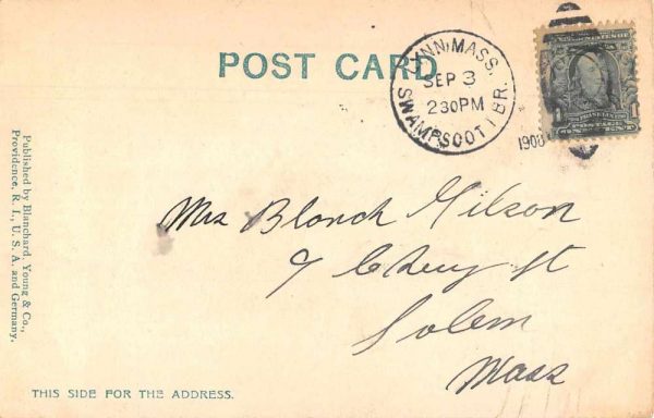 Swampscott Massachusetts Egg Rock Light House Lincoln House Point PC JJ649576 - Image 2