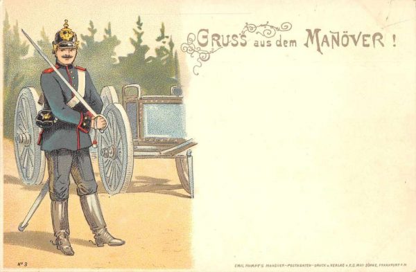 Manover Germany Military Gruss aus Vintage Postcard JJ649619
