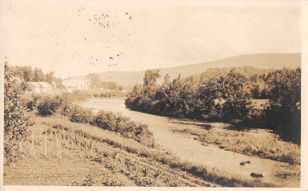 Blanchard Maine Birds Eye View Real Photo Vintage Postcard JJ649813