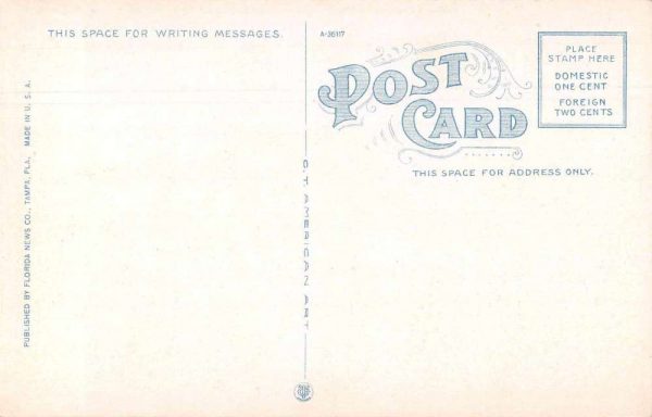 Tampa Florida Strand Theatre and Citizen's Bank Vintage Postcard JJ649824 - Image 2
