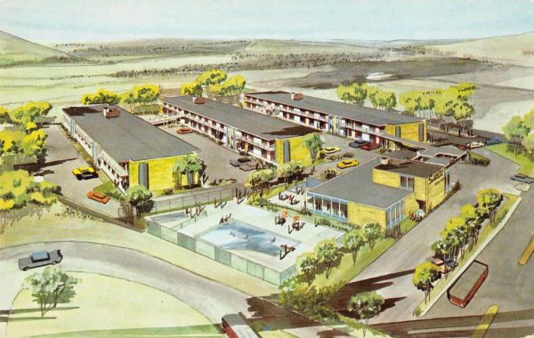 Arlington Virginia South Gate Motor Hotel Vintage Postcard JJ649830