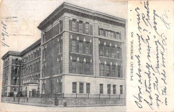 Brooklyn New York Public School No.85 Vintage Postcard AA25