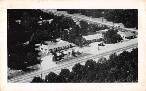 Lake Wales Florida Haler Court Aerial View Vintage Postcard AA473