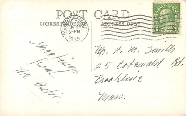 Ogunquit Maine Ontio Hotel Real Photo Vintage Postcard AA518 - Image 2