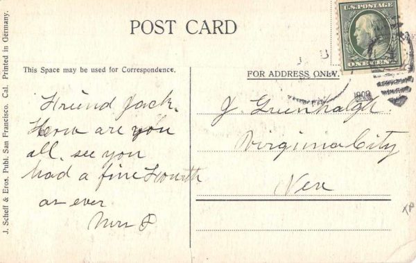 Santa Rose California Occidental Hotel Exterior Vintage Postcard AA651 - Image 2