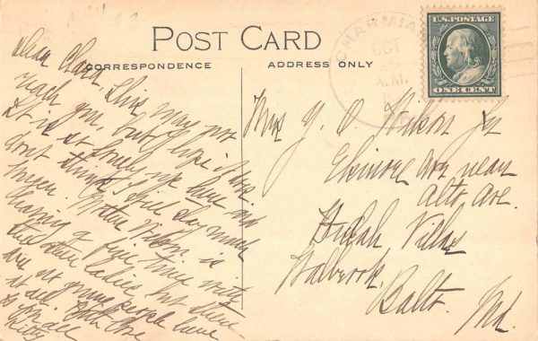 Charmian P.O. Pennsylvania The Clermont in the Blue Ridge Mtns antique pc BB429 - Image 2