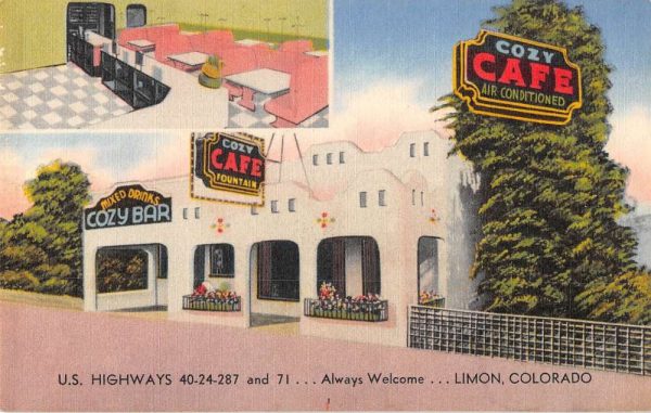 Limon Colorado multi-views Cozy Cafe and Bar linen antique pc BB606