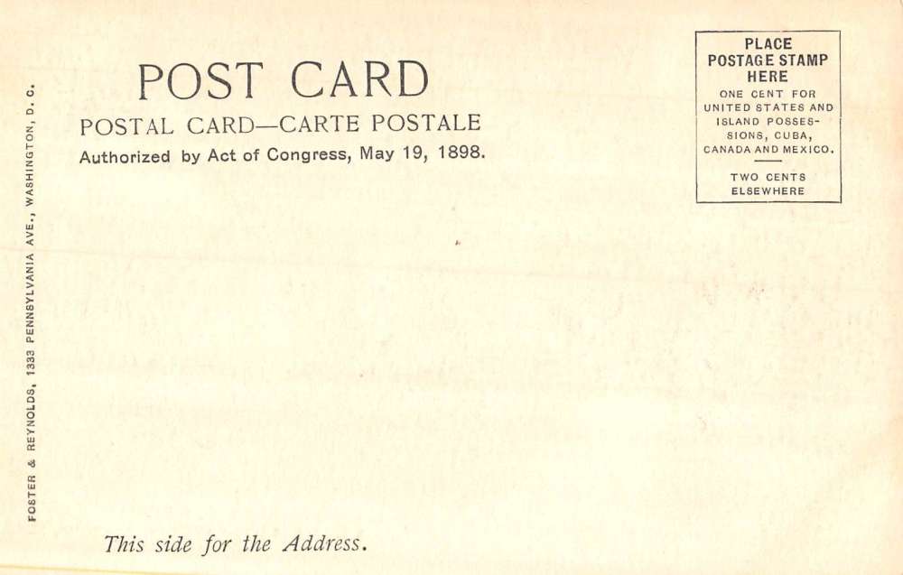 Daytona Florida birds eye view Ridgewood Avenue homes antique pc BB841 - Image 2