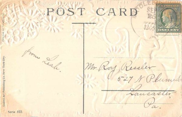 Uniontown Maryland Greetings Native American Indian Vintage Postcard AA898 - Image 2