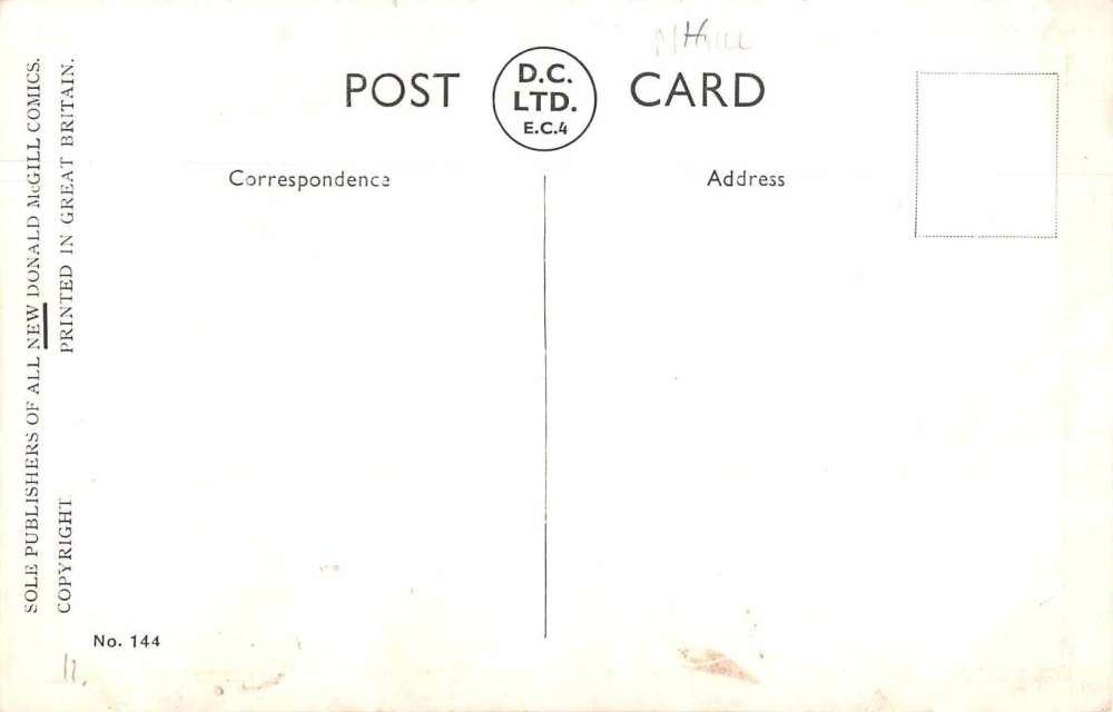 Photo Album Greetings India Black Children Comic Donald McGill Postcard AA962 - Image 2