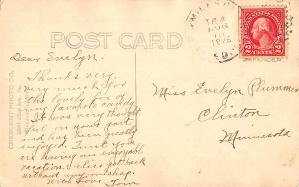 Jamestown North Dakota Tourists Camp Grounds Real Photo Vintage Postcard AA1155 - Image 2