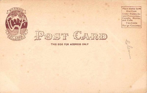 Holly Beach New Jersey Hollywood ME Church Vintage Postcard AA1184 - Image 2