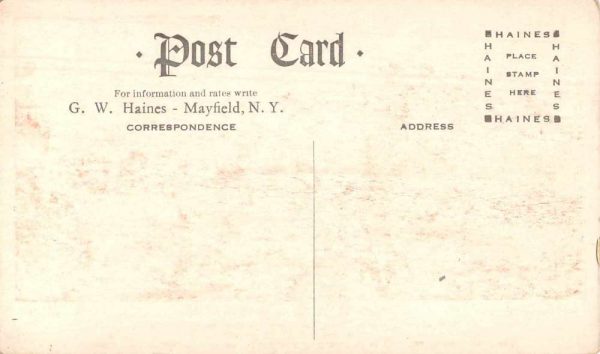 Mayfield New York Sacandaga Reservoir 20 Cabins Vintage Postcard AA1199 - Image 2