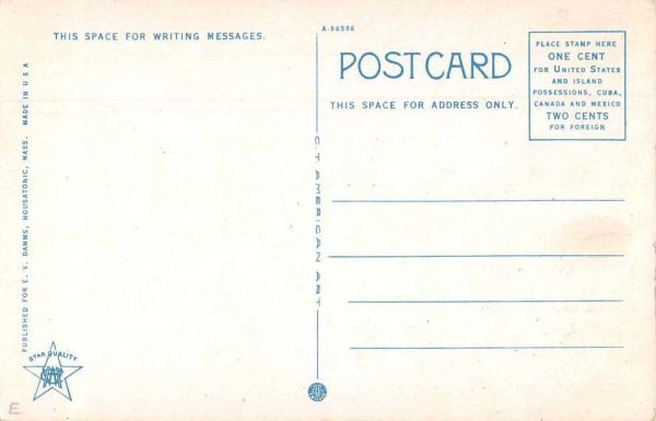 Great Barrington Massachusetts Squaw Peak Trail Monument Gas Station PC AA1691 - Image 2