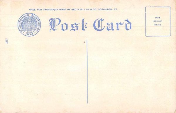 Chautauqua New York Chautauqua Institution Model of Palestine Postcard AA1709 - Image 2