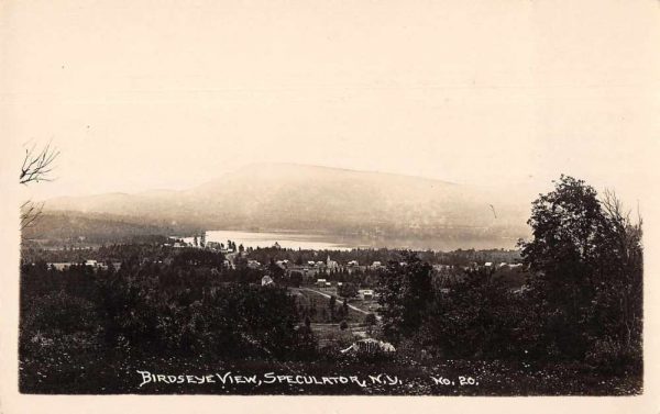 Speculator New York Birds Eye View Real Photo Vintage Postcard AA1771