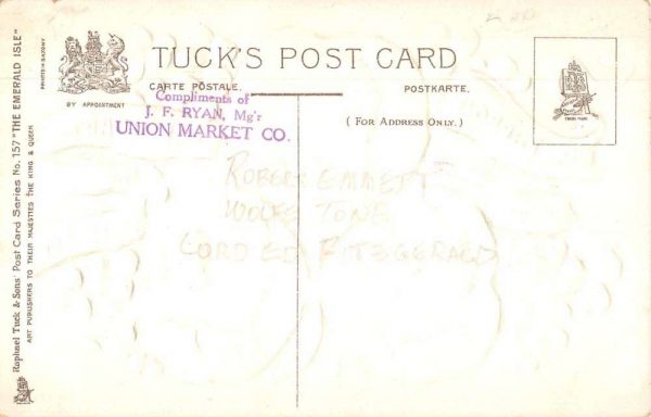 A Trefoil Dear To The Hearts Of All Ireshmen by Tuck Pub antique pc BB1108 - Image 2
