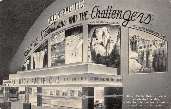 San Francisco California Golden Gate Expo Union Pacific Entrance PC AA1836