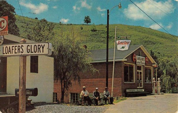 Loafers Glory North Carolina Store Front Street Scene Vintage Postcard KK71