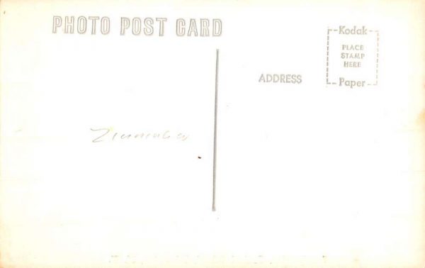Edmeston New York Central School Real Photo Vintage Postcard KK95 - Image 2