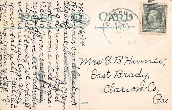 Chicora Pennsylvania Pine Run Railroad Train Vintage Postcard KK148 - Image 2