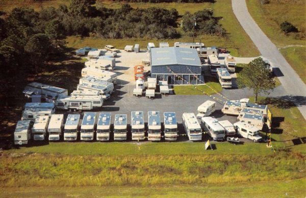 Punta Gorda Florida Recreational Specialities Aerial View Vintage Postcard KK265