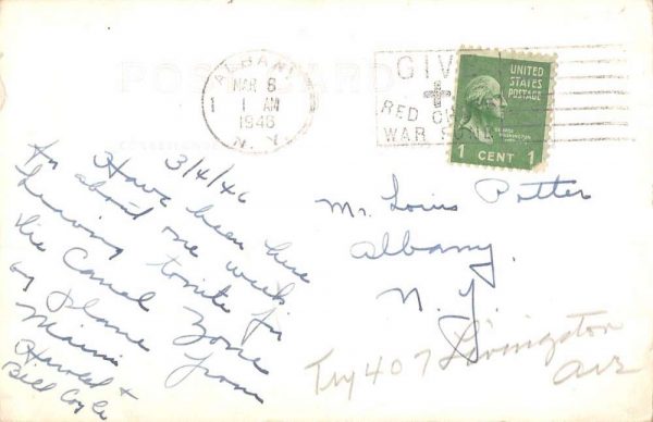Delray Beach Florida Yacht Basin Real Photo Vintage Postcard KK296 - Image 2