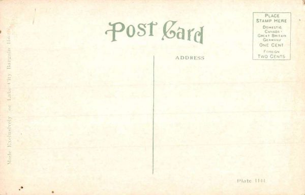 Lake City Florida Residence Of FF Bardin Exterior Vintage Postcard KK298 - Image 2