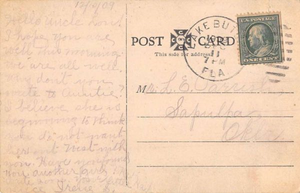 Lake City Florida First Methodist Church Exterior Vintage Postcard KK299 - Image 2