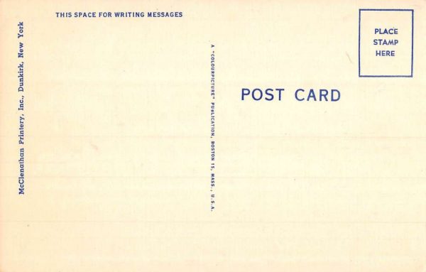 Irving New York White Horse Service Station Linen Vintage Postcard KK345 - Image 2