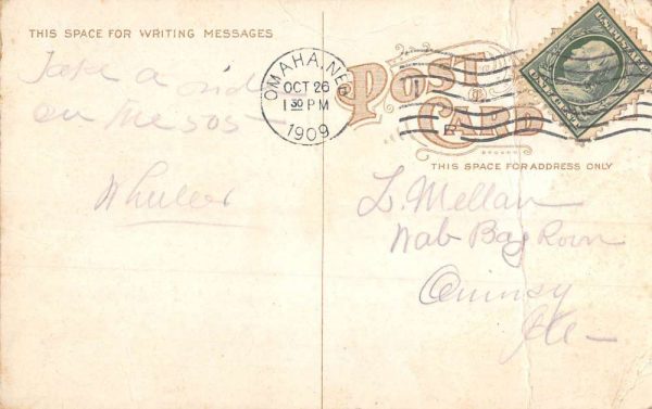 Lake Manawa Iowa Miniature Train Vintage Postcard KK412 - Image 2