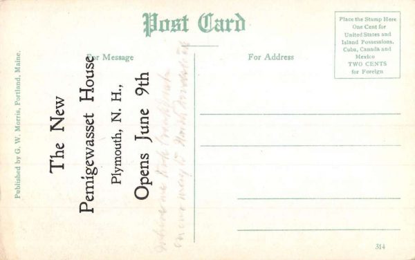 Plymouth New Hampshire Railroad Restaurant Interior Vintage Postcard KK527 - Image 2