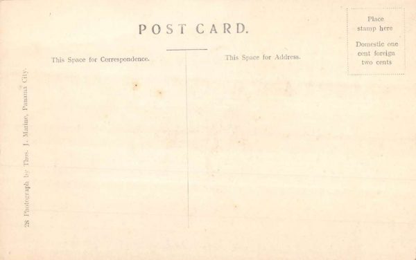 Colon Panama New Station Railroad Vintage Postcard KK529 - Image 2