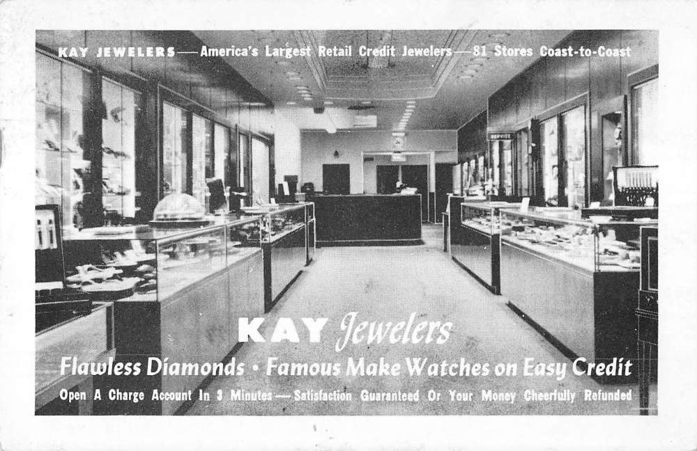 Baltimore Maryland Kay Jewelers advertising showroom antique pc BB2577