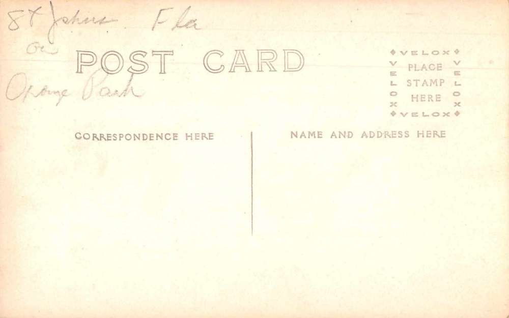 St Johns Florida ? Orange Park? Gazebo Scene Real Photo Postcard AA6141 - Image 2