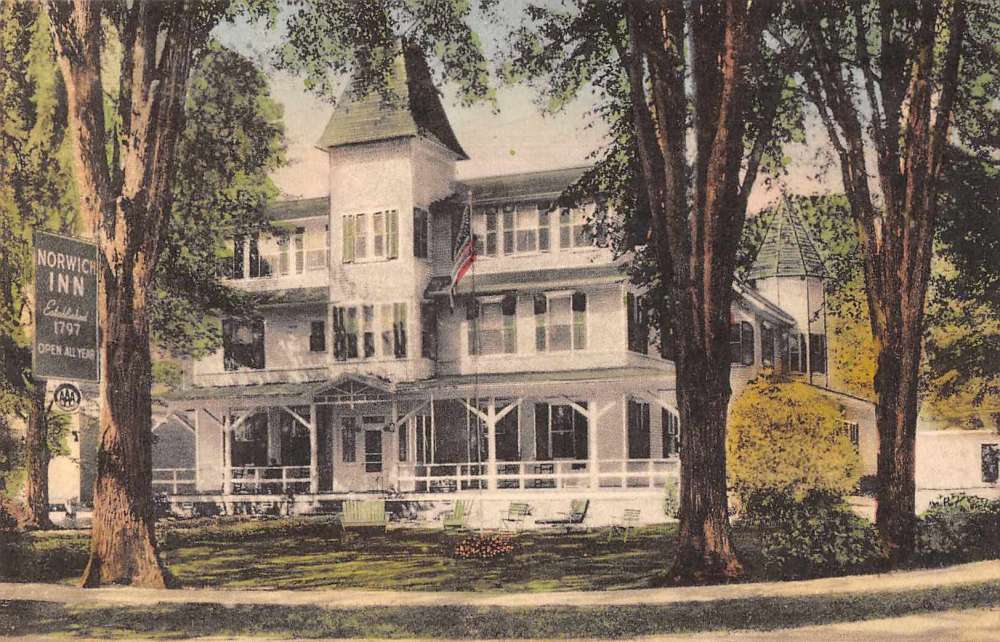 Norwich Vermont Norwich Inn and Motel Vintage Postcard AA7252 Mary L