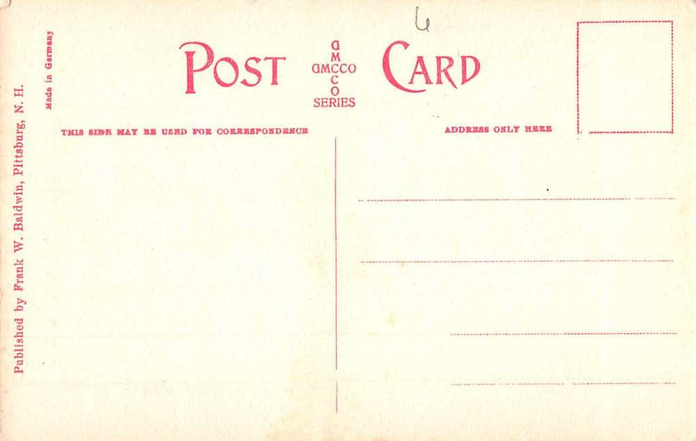 Pittsburg New Hampshire Methodist Church Vintage Postcard AA7799 - Image 2