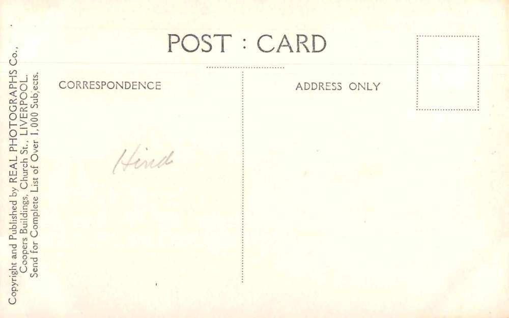 Liverpool England Airplane Real Photo Vintage Postcard AA8250 - Image 2