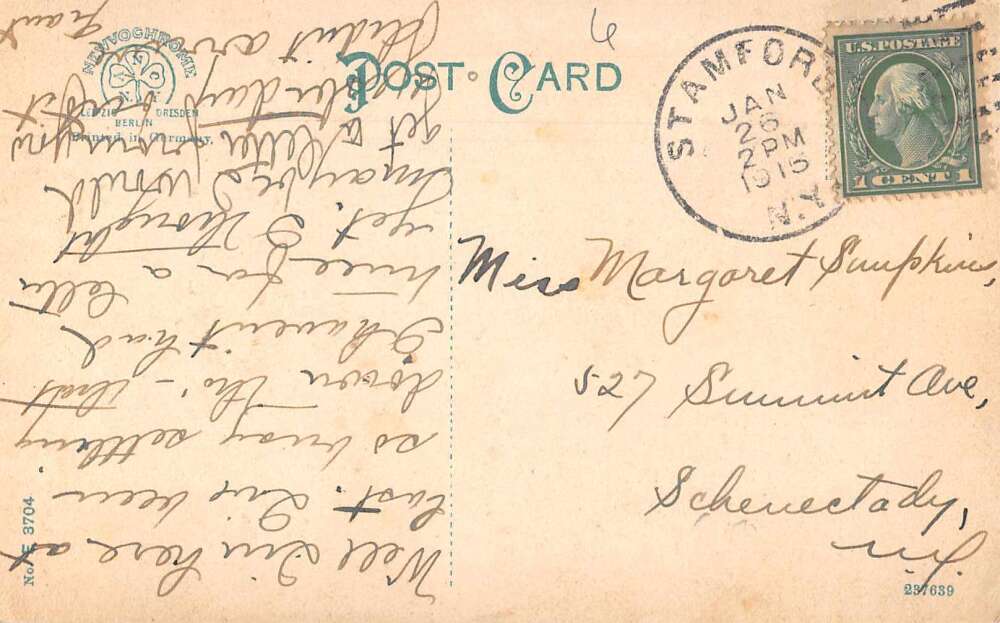 Stamford Kentucky Post Office Fire Dept Vintage Postcard AA11366 - Image 2