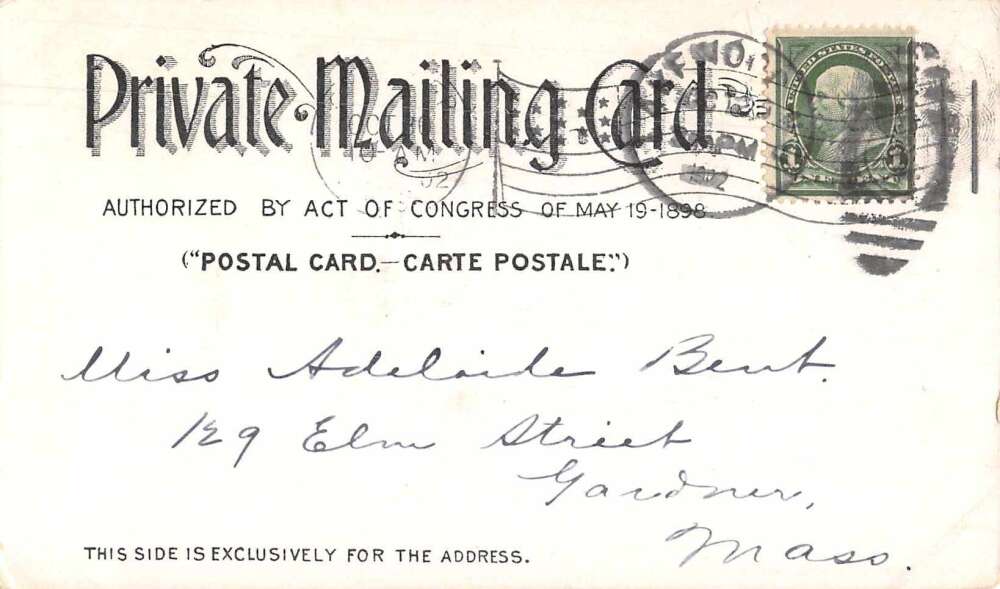 Lakewood New Jersey George Gould's Flower Garden Vintage Postcard AA12241 - Image 2