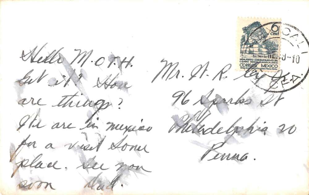 Mexicali Mexico Templo Exterior Real Photo Postcard AA17311 - Image 2