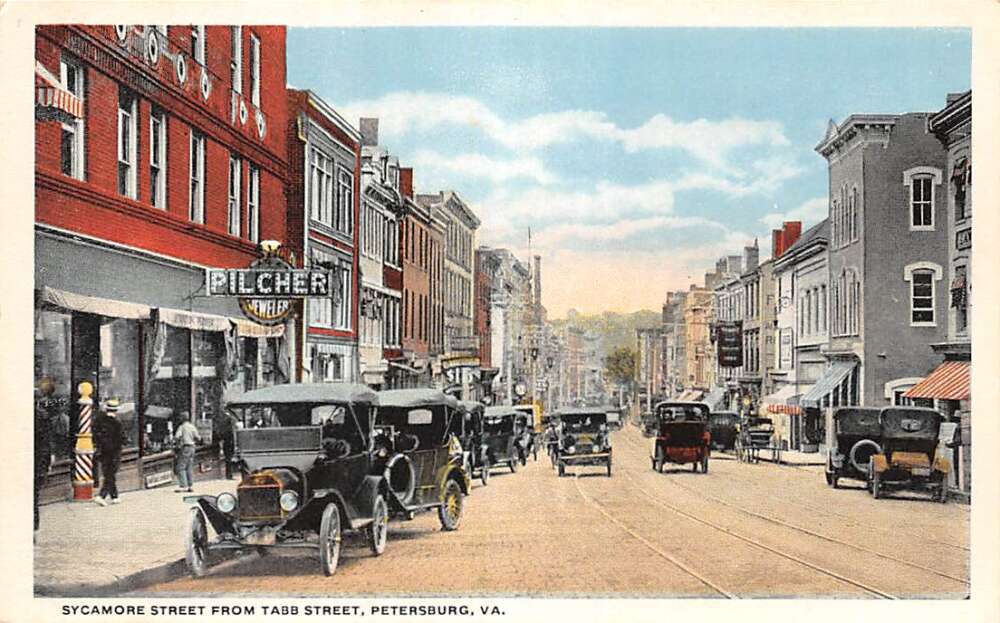 1924 Hotel Petersburg,VA Virginia The Chessler Co. Antique Postcard 1c  stamp