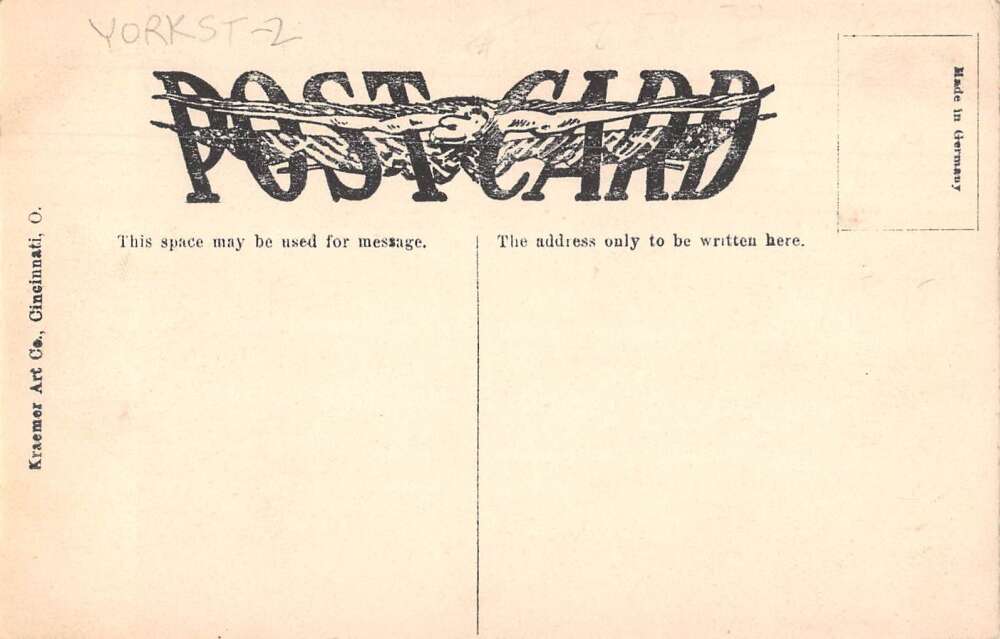 Newport Kentucky York Street Vintage Postcard AA18038 - Image 2