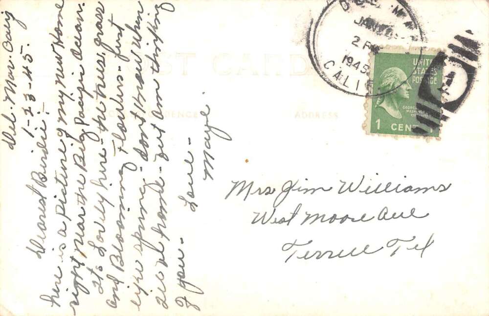 Del Mar California Hotel del Mar Real Photo Vintage Postcard AA18089 - Image 2