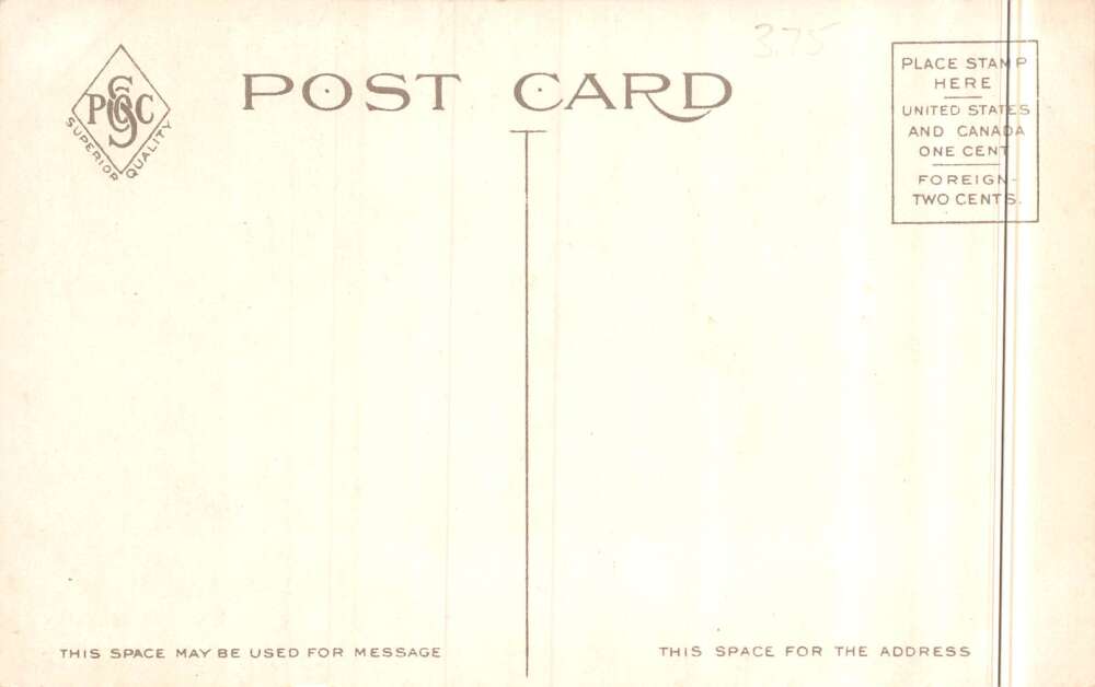 Evansville Indiana scene at Evansville Boat Club antique pc DD8312 - Image 2