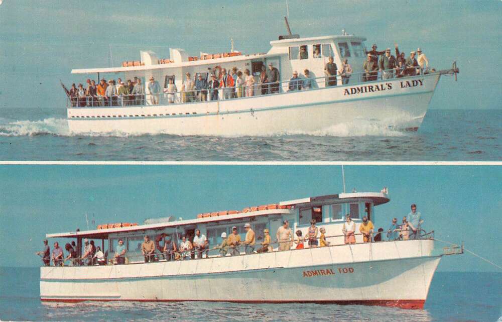 Cortez Florida Admiral Fleet Deep Sea Fishing Boat Vintage Postcard AA19101