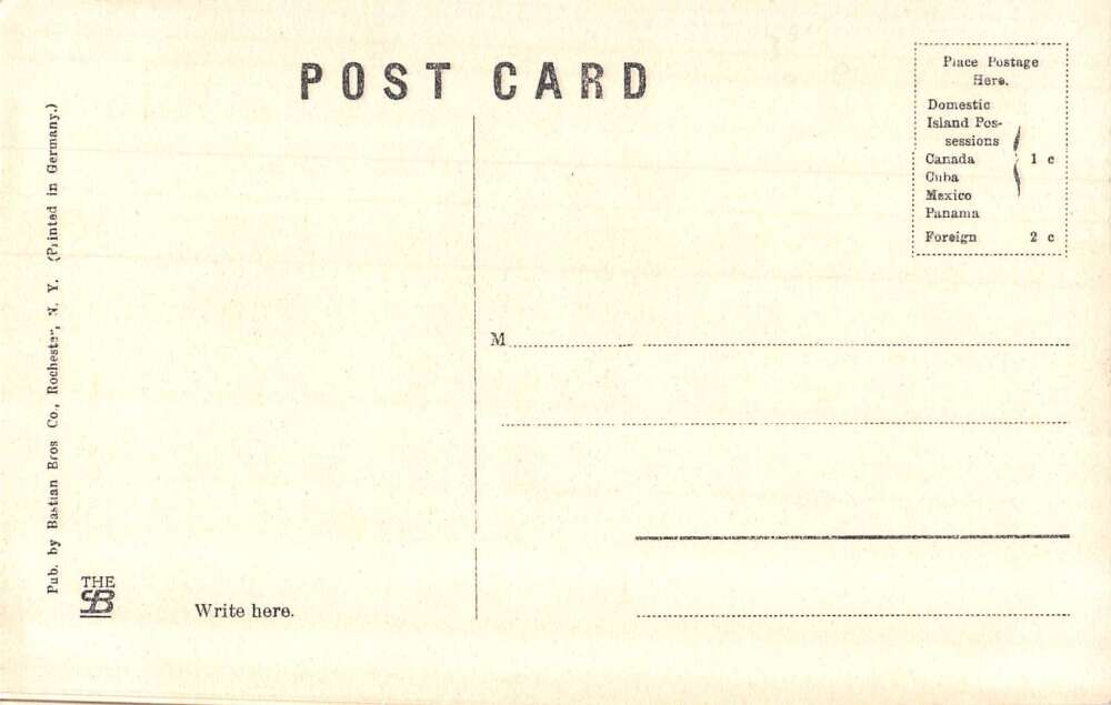 Virginia Hot Springs New Homestead Club House Vintage Postcard EE21 - Image 2