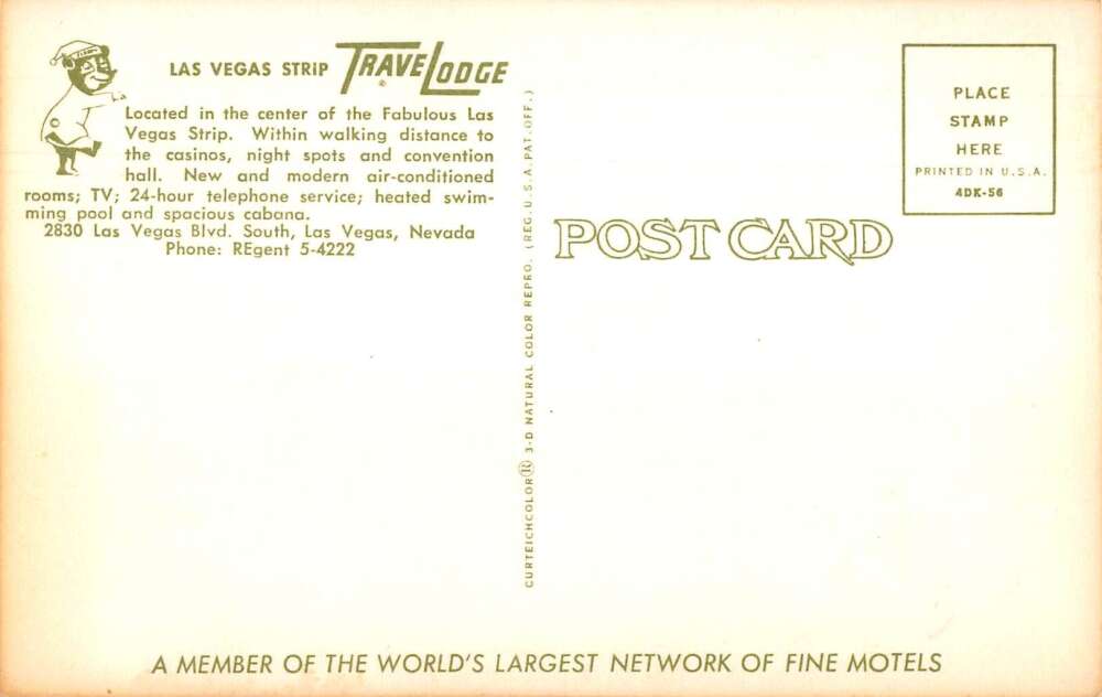 RETRO LAS VEGAS: 1960s Convention Center Postcard, The orig…