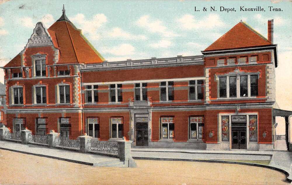 Knoxville Tennessee Train Station Vintage Postcard AA21312